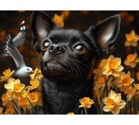1000 Piece Jigsaw Puzzles for Adults, Family Games, Animal Flower, n-104 | Puzzle Challenging Game, Brain Workout, Stress Reduction, Accurate Cutting, Tight Puzzle Piece Fit, Vibrant Colours, 75x50cm