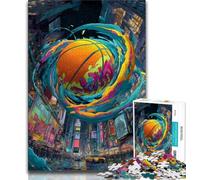 1000 Piece Jigsaw Puzzles for Adults Fantasy Basketball Teenager Jigsaw,Learning Educational Toys Family Games Unique Birthday And Gifts (size 38x26cm)