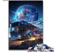 1000 Piece Jigsaw Puzzles for Adults Fantasy Bus Car Puzzle 1000 Pieces Jigsaw Ideal for And Family Fun for Holidays, Birthdays (Szie 26x38cm)