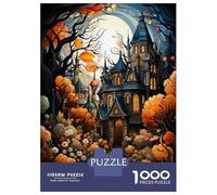 1000 Piece Jigsaw Puzzles for Adults Fantasy Castle in Autumn Forest Adult Puzzles Hands-on Game Stress Reliever Difficult And Challenge 70x50cm/1000pcs