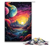 1000 Piece Jigsaw Puzzles for Adults Fantasy Colorful Planet Puzzle Hands-on Game 1000 PCS(75x50cm)