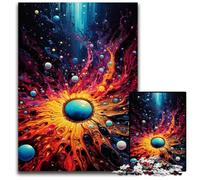1000 Piece Jigsaw Puzzles for Adults Fantasy Colorful Universe Impossible Jigsaw Puzzles for Adults Erfect for Home Decor, Birthdays, Holidays, And Gifts 1000 PCS(38x26cm)