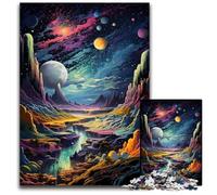 1000 Piece Jigsaw Puzzles for Adults Fantasy Cosmic Planet Impossible Jigsaw Puzzles for Adults Erfect for Home Decor, Birthdays, Holidays, And Gifts 1000 PCS(75x50cm)