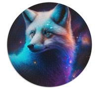 1000 Piece Jigsaw Puzzles for Adults Fantasy Fox Round Puzzles 1000 Pieces for Adults Gift for Men And Women, Daily & Special Occasion 67.5x67.5cm