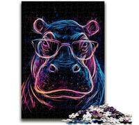 1000 Piece Jigsaw Puzzles for Adults Fantasy Hippo Adult Puzzles,Stress Reliever Staycation Kill Time Home Decoration Toys (26x38cm)