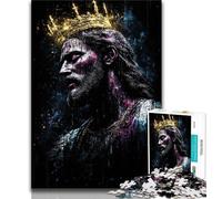 1000 Piece Jigsaw Puzzles for Adults Fantasy Jesus,Learning Educational Toys Family Games Enhance Love between Couples 38x26cm