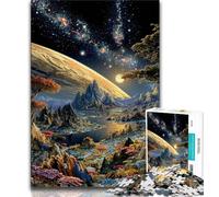 1000 Piece Jigsaw Puzzles for Adults Fantasy Landscape,Help The Brain Exercise Addictive Toys to Cultivate Patience Artists Collection,Fine Art 38x26cm