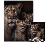 1000 Piece Jigsaw Puzzles for Adults Fantasy Lion Difficult Puzzles for Adults for Mother'S Day, Birthdays, Christmas 26X38CM/10.23x14.96inch