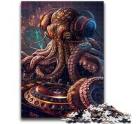 1000 Piece Jigsaw Puzzles for Adults Fantasy Octopus Puzzles for Adults,Fun Present & Activity for Home,Toy for Rainy Days (38x26cm)