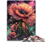 1000 Piece Jigsaw Puzzles for Adults Fantasy Poppy Flowers Puzzles for Teenagers,Stress Reliever Difficult Challenge Secret Santa Gifts (50x75cm)