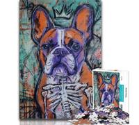 1000 Piece Jigsaw Puzzles for Adults Fantasy Pug,Educational Family Game Wall Decoration Unique Birthday And Xmas Gifts (75x50cm)