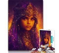 1000 Piece Jigsaw Puzzles for Adults Fantasy Queen,Stress Reliever Difficult Challenge with Matching Poster And Trivia Sheet 38x26cm