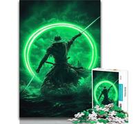 1000 Piece Jigsaw Puzzles for Adults Fantasy Samurai Ninja Teenager Jigsaw,Family Entertainment Toys with Matching Poster And Trivia Sheet (size 38x26cm)