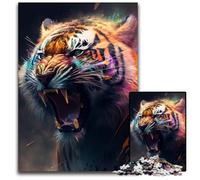 1000 Piece Jigsaw Puzzles for Adults Fantasy Tiger Difficult Puzzles for Adults for Mother'S Day, Birthdays, Christmas 50x75CM/19.68x29.52inch