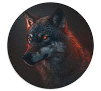 1000 Piece Jigsaw Puzzles for Adults Fantasy Wolf Round Puzzles 1000 Pieces for Adults Gift for Men And Women, Daily & Special Occasion 67.5x67.5cm