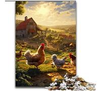 1000 Piece Jigsaw Puzzles for Adults Farm Animal Jigsaw Family Fun Activity, Brain Challenge, for Teenager (size : 26x38cm)