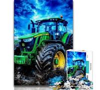 1000 Piece Jigsaw Puzzles for Adults Farm Implement Tractor Adult Puzzles,Stress Reliever Staycation Kill Time Home Decoration Toys 75x50cm