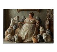 1000 Piece Jigsaw Puzzles for Adults, Fat Woman Jigsaw Puzzles for Adults, Wooden Puzzle with Gift Box, Retro Jigsaws for Family Educational Games, Unique Gifts for Women/Men, Home Wall Decor, -2729