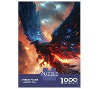 1000 Piece Jigsaw Puzzles for Adults Fiery Phoenix Adult Jigsaw Puzzle Toy Wall Decor Wall Decoration Unique Gifts for Birthday And Christmas 70x50cm/1000pcs