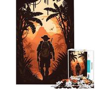 1000 Piece Jigsaw Puzzles for Adults Final Quest ︰ The Lost Gem Practical Game Learning Educational Toys Birthday Gifts Birthday Present (Size 75x50cm)