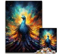 1000 Piece Jigsaw Puzzles for Adults Fire Colored Phoenix Impossible Jigsaw Puzzles for Adults Erfect for Home Decor, Birthdays, Holidays, And Gifts 1000 PCS(75x50cm)