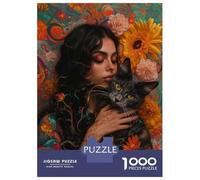 1000 Piece Jigsaw Puzzles for Adults Floral Embrace Teenager Puzzles Toy Wall Decor Birthday Present Unique Gifts for Birthday And Christmas 52x38cm/1000pcs