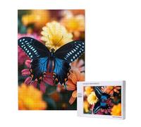1000 Piece Jigsaw Puzzles for Adults Flower Jigsaw Comes with Packaging Box and Reference Pictures,Fun and Joyful Family Entertainment Games,Challenging Adult Puzzles Gifts Home Decor Butterfly M-1885