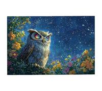 1000 Piece Jigsaw Puzzles for Adults, Flower Jigsaw Puzzles for Adults 1000 Piece, Owl Puzzle Challenging Game for the Whole Families, Classic Wooden Jigsaws Suitable for Home Decoration, Gifts -2749