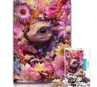 1000 Piece Jigsaw Puzzles for Adults Flowers And Baby Dragons Puzzles for Adults,Family Game Stress Reliever Difficult Challenge Suitable for Couples (size 38x26cm)