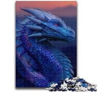 1000 Piece Jigsaw Puzzles for Adults Flying Dragon 1000 Piece Jigsaw,Fun Activity for Home, Rainy Days Toys, Birthday Gifts (50x75cm)