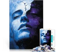 1000 Piece Jigsaw Puzzles for Adults Fractured Duality Spiele Spielzeug Geschenk einzigartiges Herausforderungsspiel75x50cm