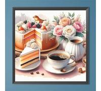 1000 Piece Jigsaw Puzzles for Adults Fruit Cake Roses, 65x65cm Puzzles for adults 1000 Pieces, Fun Present & Activity for Home, Jigsaw Puzzle for Birthday