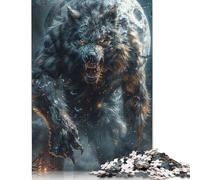 1000 Piece Jigsaw Puzzles for Adults Full Moon Werewolf Fury Jigsaw Puzzles for Adults And Paper Puzzles Puzzle for Puzzles Lovers 1000pcs (75x50cm)