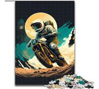 1000 Piece Jigsaw Puzzles for Adults Funny Astranaut In Space Puzzle Made of cardboard,Brain Teaser Game for Teenagers, Perfect 1000pcs(26x38cm)