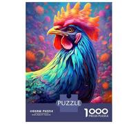 1000 Piece Jigsaw Puzzles for Adults Funny Chicken Color Jigsaw Puzzle Anti-Stress Toys Home Decoration Difficult And Challenge 38x26cm/1000pcs