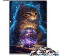 1000 Piece Jigsaw Puzzles for Adults Funny Fantasy Cat JigsawPuzzle 1000 Pieces for Adults Interactive Family Game, Suitable for Ages 14+ (Size 50x75cm)