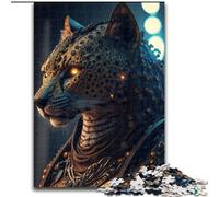 1000 Piece Jigsaw Puzzles for Adults Future Cheetah Puzzle Made of cardboard,Brain Teaser Game for Teenagers, Perfect 1000pcs(26x38cm)