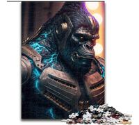 1000 Piece Jigsaw Puzzles for Adults Future Gorilla Puzzle Made of cardboard,Brain Teaser Game for Teenagers, Perfect 1000pcs(26x38cm)