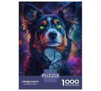 1000 Piece Jigsaw Puzzles for Adults Galactic Canine Gaze -1 Puzzle for Adults Anti-Stress Toys Presents for Women Parent-child Interaction 38x26cm/1000pcs