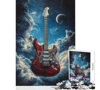 1000 Piece Jigsaw Puzzles for Adults Galactic Guitar Dreams - Relaxing Games for The Whole Family Anti-Stress Toys Train Your Brain And Hands (38x26cm)