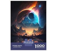 1000 Piece Jigsaw Puzzles for Adults Galactic Oasis Landscape Adult Puzzles Family Game Presents for Women Birthday And Unique Gifts 52x38cm/1000pcs