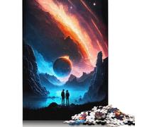 1000 Piece Jigsaw Puzzles For Adults Galactic Trails Night Sky Square Puzzles for Adults & Paper Puzzles Educational Game 1000pcs (75x50cm)