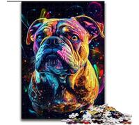 1000 Piece Jigsaw Puzzles for Adults Galaxy Bulldog Jigsaw Puzzles for Adults, 1000 Piece for Family & Friends, Brain-Teasing Challenge (Size 26x38cm)
