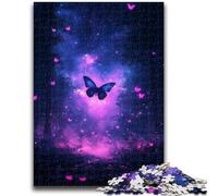 1000 Piece Jigsaw Puzzles for Adults Galaxy Butterfly Educational Games Home Decoration Educational Game for Birthday, Chrismas 50x75cm