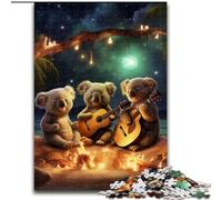 1000 Piece Jigsaw Puzzles for Adults Galaxy Koala Guitar Jigsaw for Teenagers, Couples, And Friends for Birthdays, Christmas (size : 50x75cm)