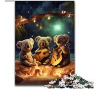 1000 Piece Jigsaw Puzzles for Adults Galaxy Koala Guitar Puzzle for Home Decor, Ideal Christmas & New Year Gift for Teenagers (size : 26x38cm)