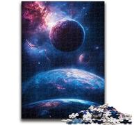 1000 Piece Jigsaw Puzzles for Adults Galaxy Planet 1000 Piece Jigsaw,Fun Activity for Home, Rainy Days Toys, Birthday Gifts (50x75cm)