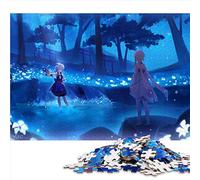 1000 Piece Jigsaw Puzzles for Adults Genshin Impact Puzzle for Adults Wood Jigsaw Best Gift for Adults and Kids （Size 50x75cm）