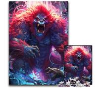 1000 Piece Jigsaw Puzzles for Adults Giant Gorilla Super Power Wooden Jigsaw Puzzles for Adults DIY Home Decor Gift, Adult Brain Teaser 50x75CM/19.68x29.52inch