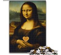 1000 Piece Jigsaw Puzzles for Adults Gifts Abstract Mona Lisa, Stress Reliever Difficult Challenge Home Decoration Toys (Size50x75cm)
